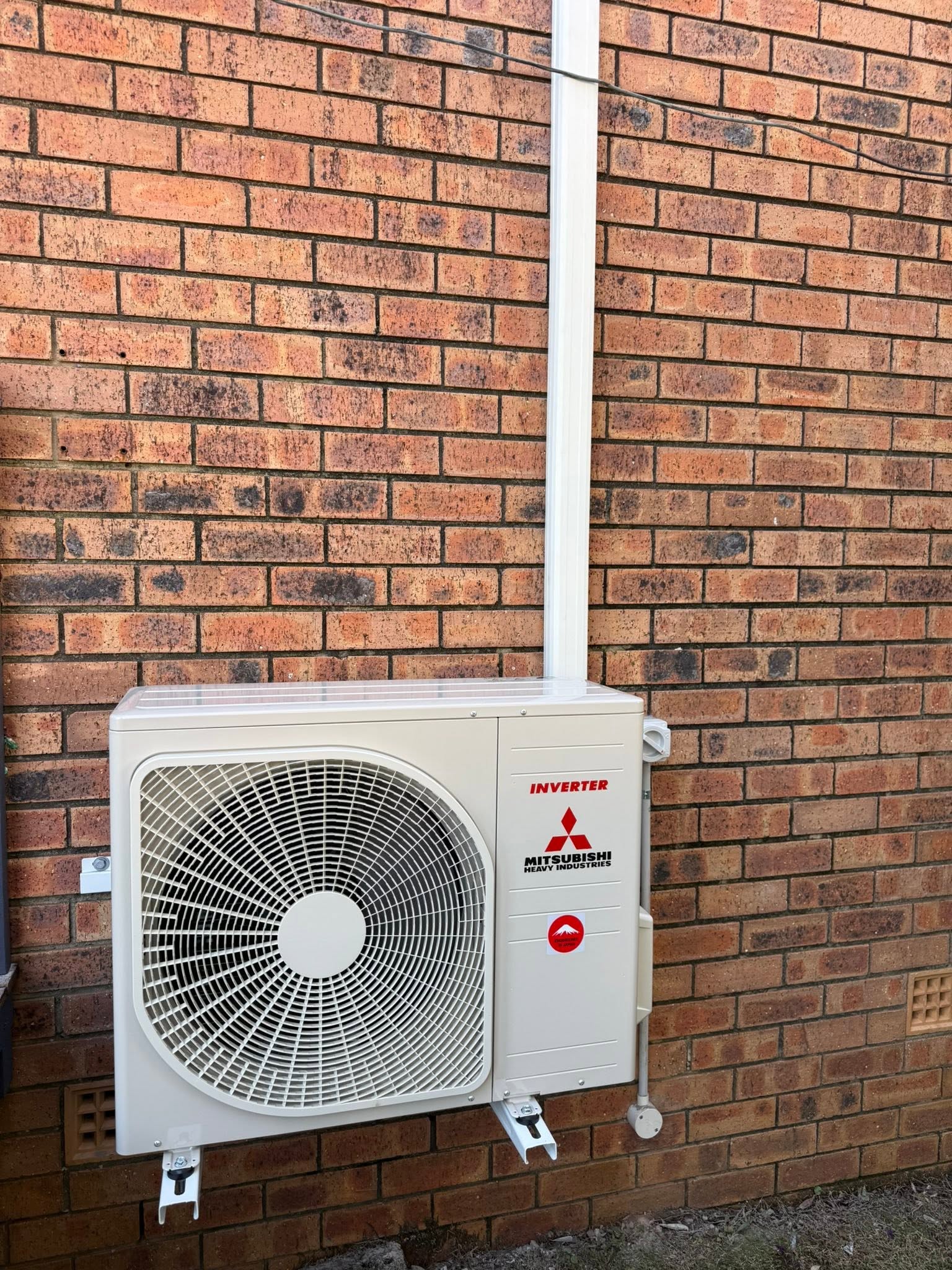 FHC install: split system installed in a bedroom, Coffs Harbour